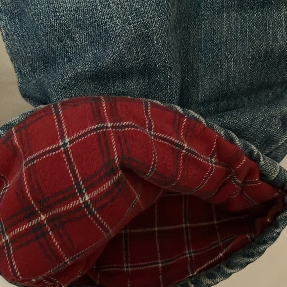 Eddie Bauer: Red Flannel Lined- 100% cotton- Relaxed Jeans- 10 - Picture 7 of 16